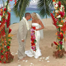 qamea beach wedding fiji